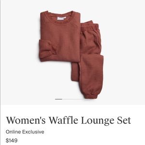 Parachute waffle lounge set ( clay)